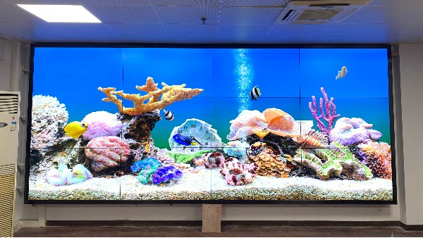 摩登7助力淮安供电局大数据中心液晶拼接屏项目