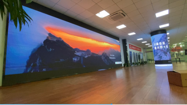 杏鑫登录柔性LED显示屏成功助力南钢智能工厂