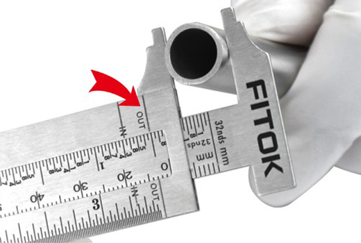 口袋卡尺外径测量