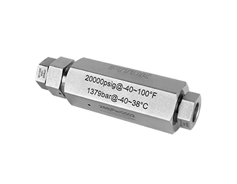 蓝狮在线中压单向阀，20CG 系列产品图